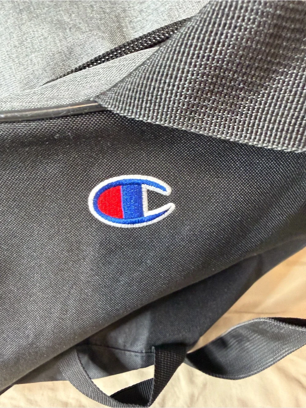 Champion grey duffle